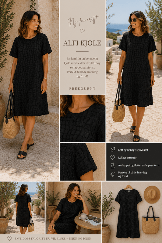 ALFI Kjole – Black