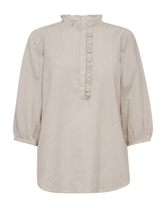 Rolly bluse simply taupe