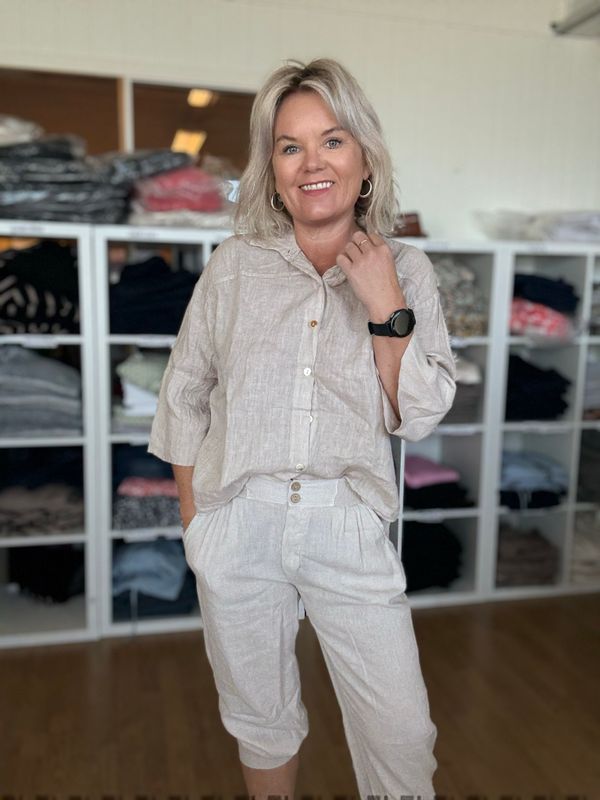 Malou lin pant SAND