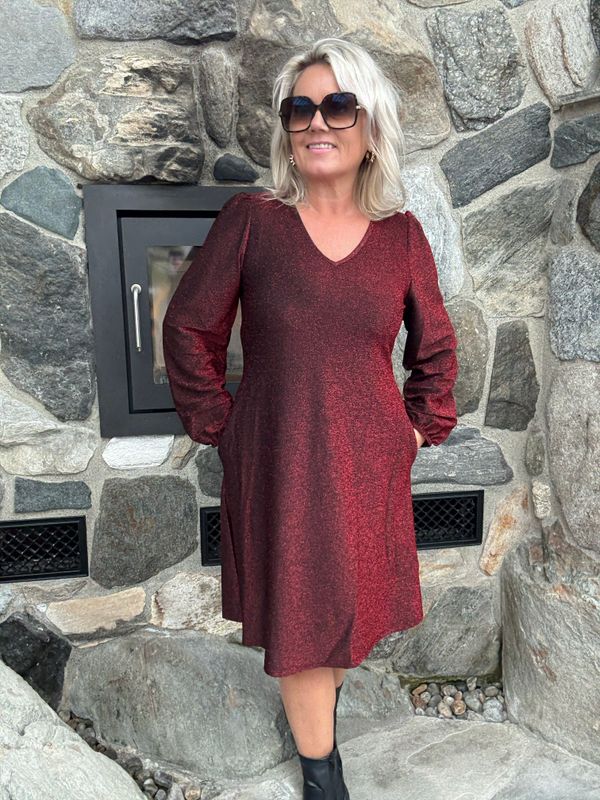 Sparkling tunic v-hals 
