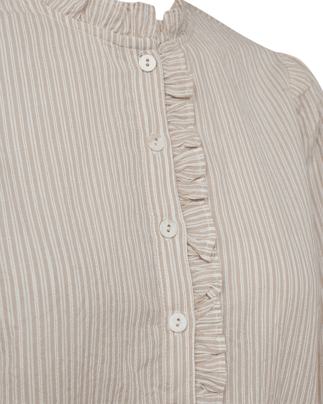 Rolly bluse simply taupe