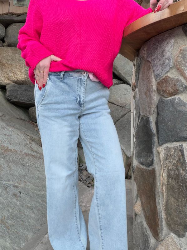 Chino flare jeans lengde 84 lys