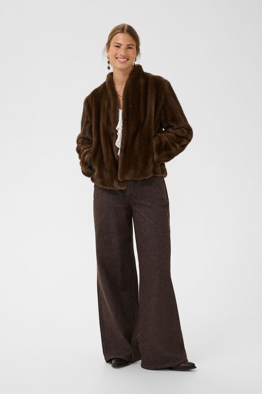 Frania Fur Jacket fra Cream