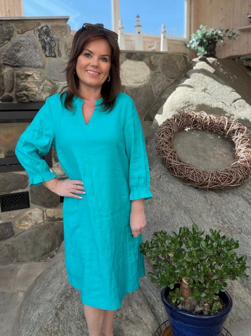 Hovedbilde June kjole ceramic green