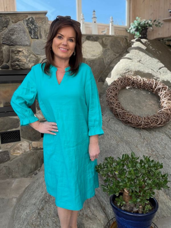 June kjole ceramic green