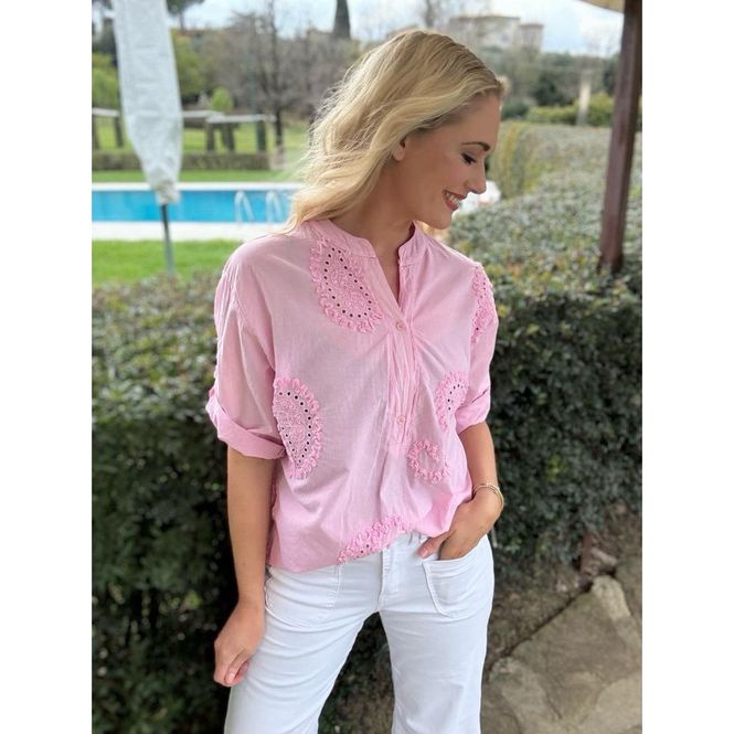 Hovedbilde Paisley Bluse – Rosa