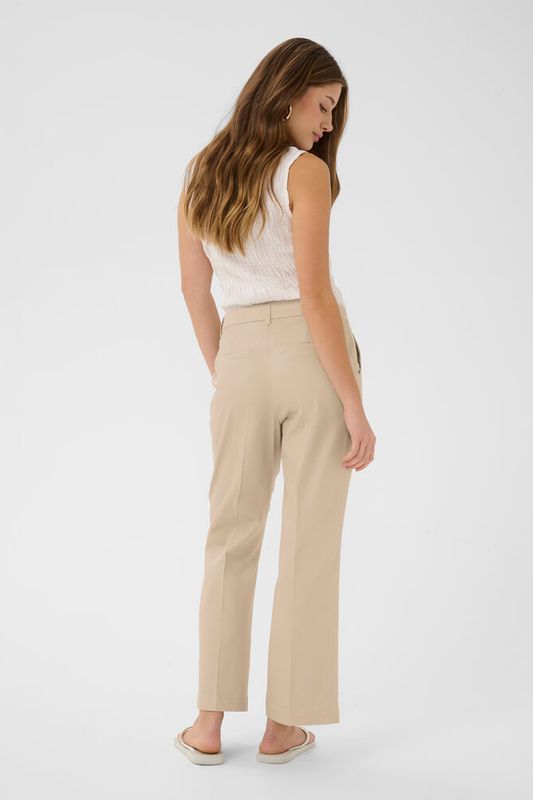 Gia 7/8 Flared Pant – Cream