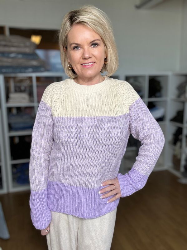 Ramone stripe ord 499,- lilla