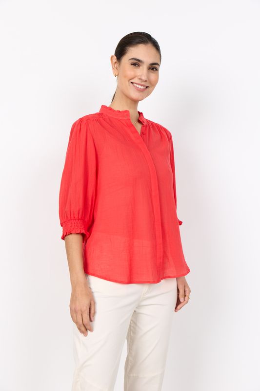 FABIANA 3 Skjorte – korall