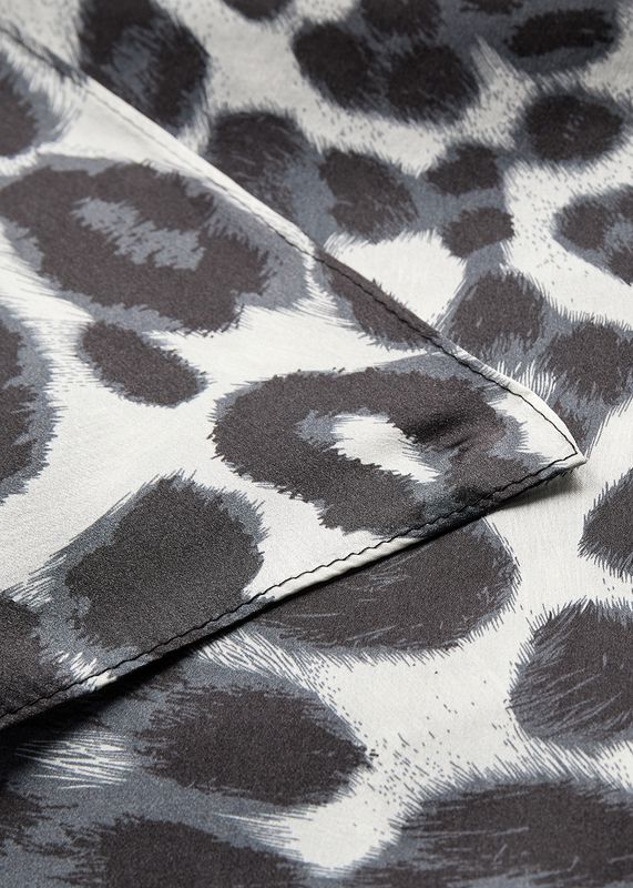 Racha skjerf sort/grått