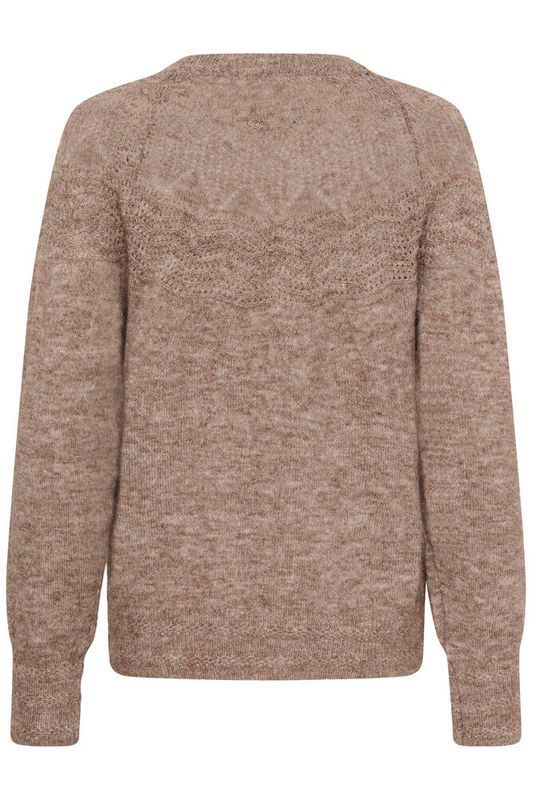 Junah Pointelle Pullover fra Cream