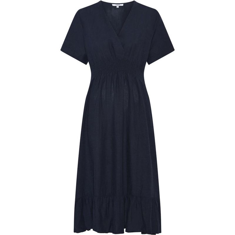 Vicky smock dress navy