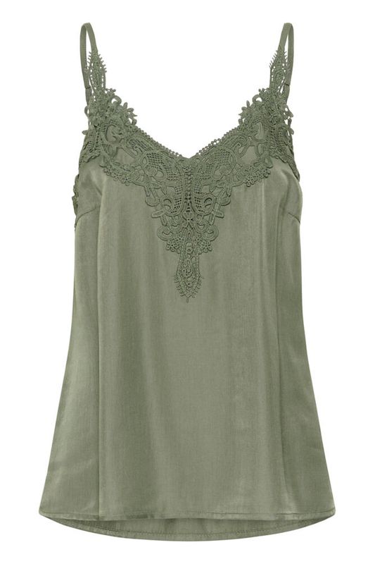 Anna topp Mulled Basil - Green