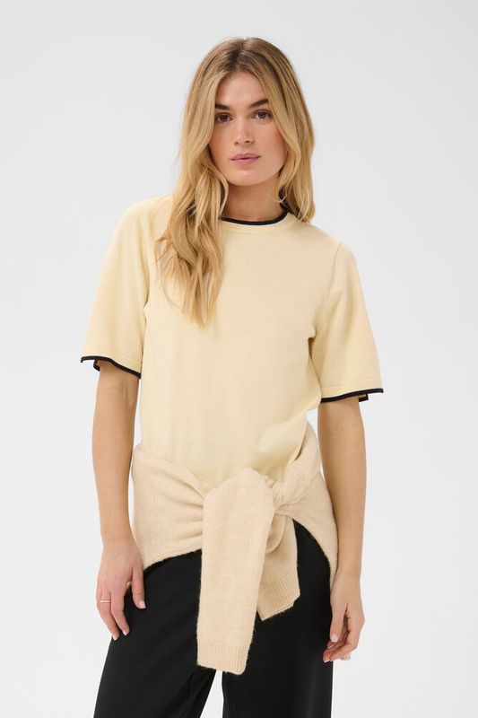 Mila t shirt Birch Nightsky Contrast 