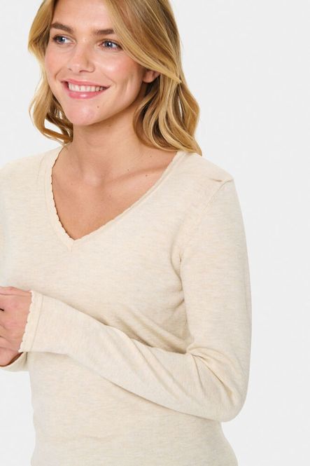Hovedbilde Mila V-neck pullover offwhite