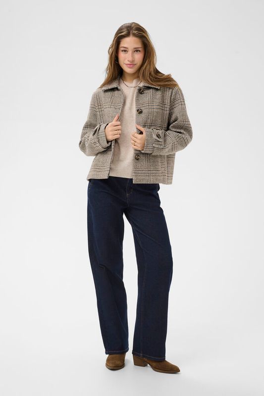 Georg Short Coat fra Cream