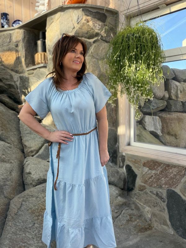 Signe dress  soft blue