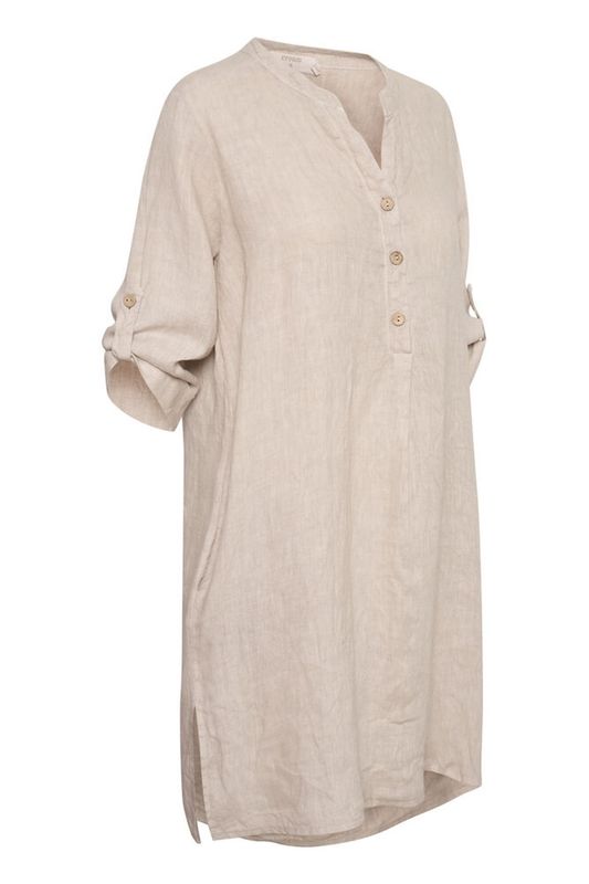 Bellis Caftan Short Dress sand