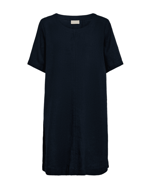 Hovedbilde Lava dress med knapper marineblå