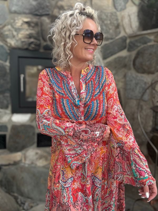 Suki dress Aperol 