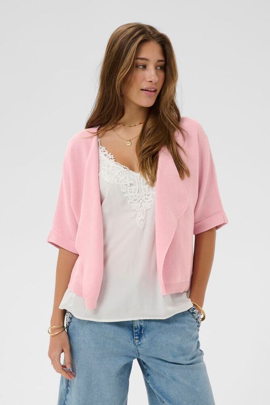 Sillar Knit Bolero Pink