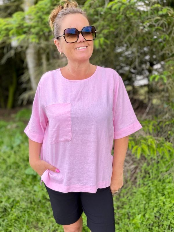 Lava topp rosa