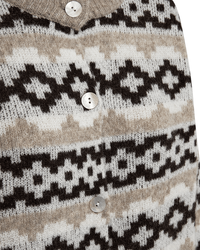 Alpa Cardigan – Freequent silver mink