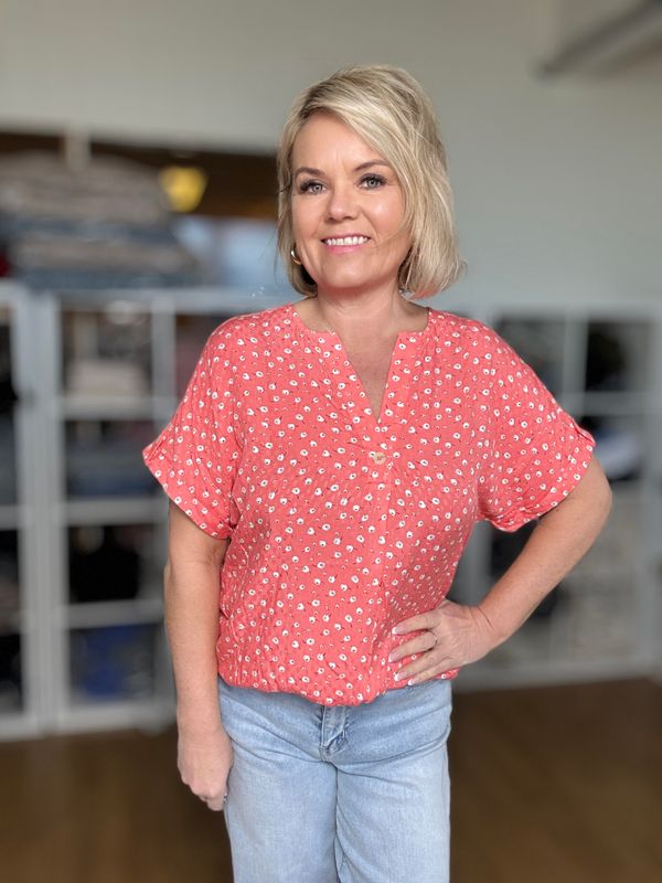 Adney bluse georgia peach
