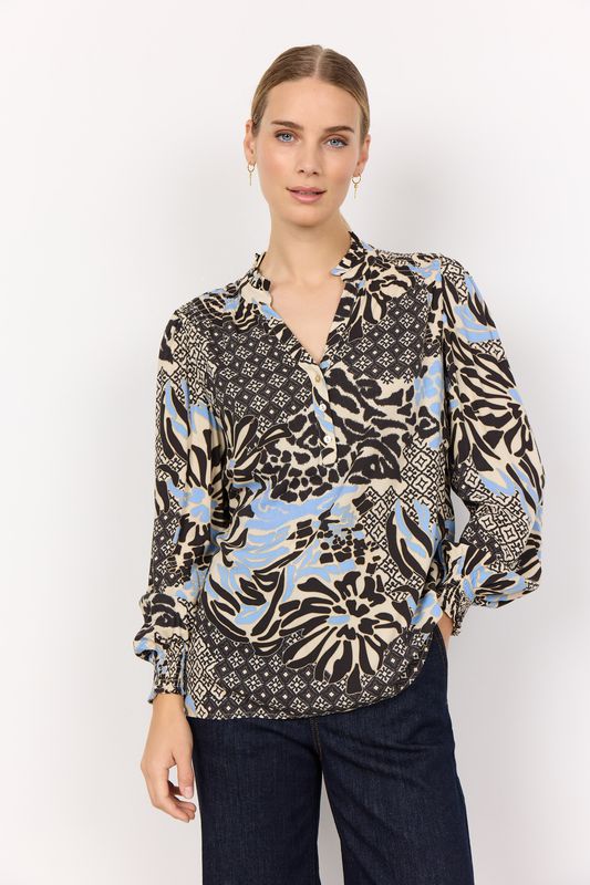 Olette bluse blå