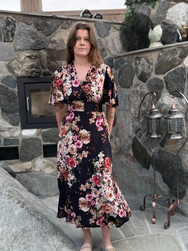 Pernille kjole sort