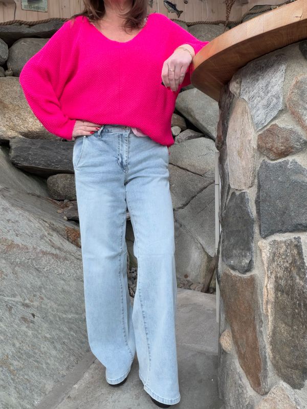 Chino flare jeans lengde 80 lys